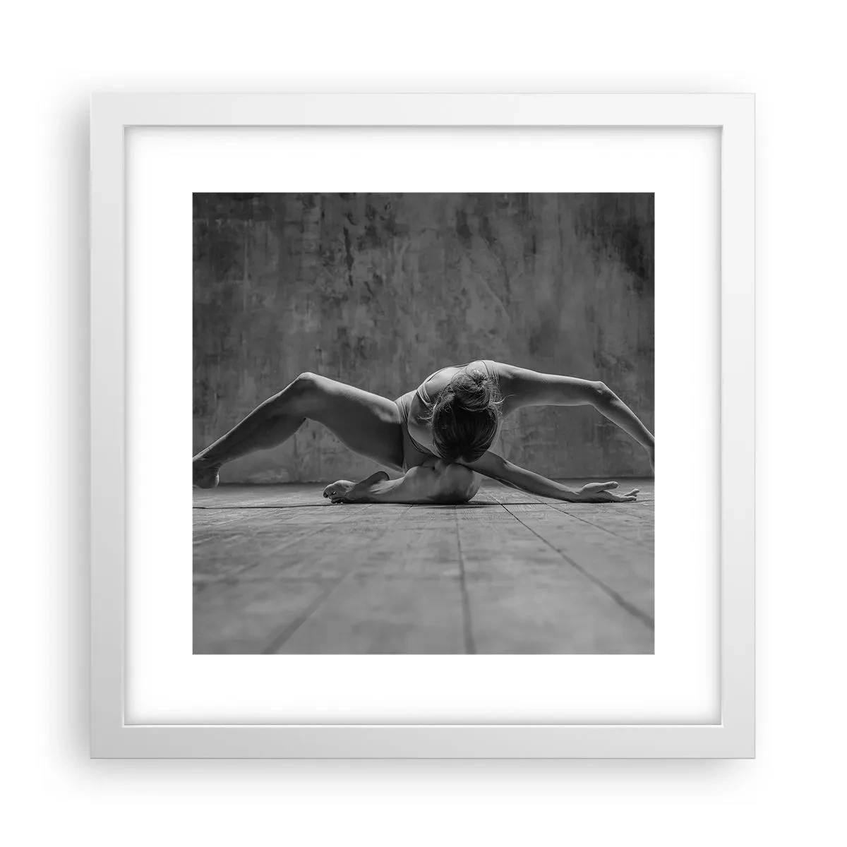 Poster in einem weißen Rahmen - Symmetrie gefunden - 30x30 cm