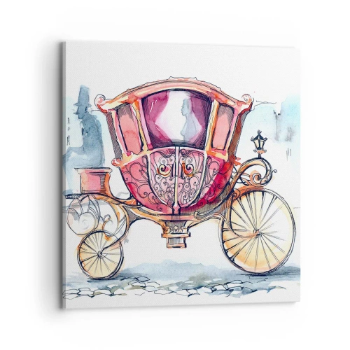 Bild auf Leinwand - Leinwandbild - Zur Hochzeit oder zum Abschlussball? - 70x70 cm