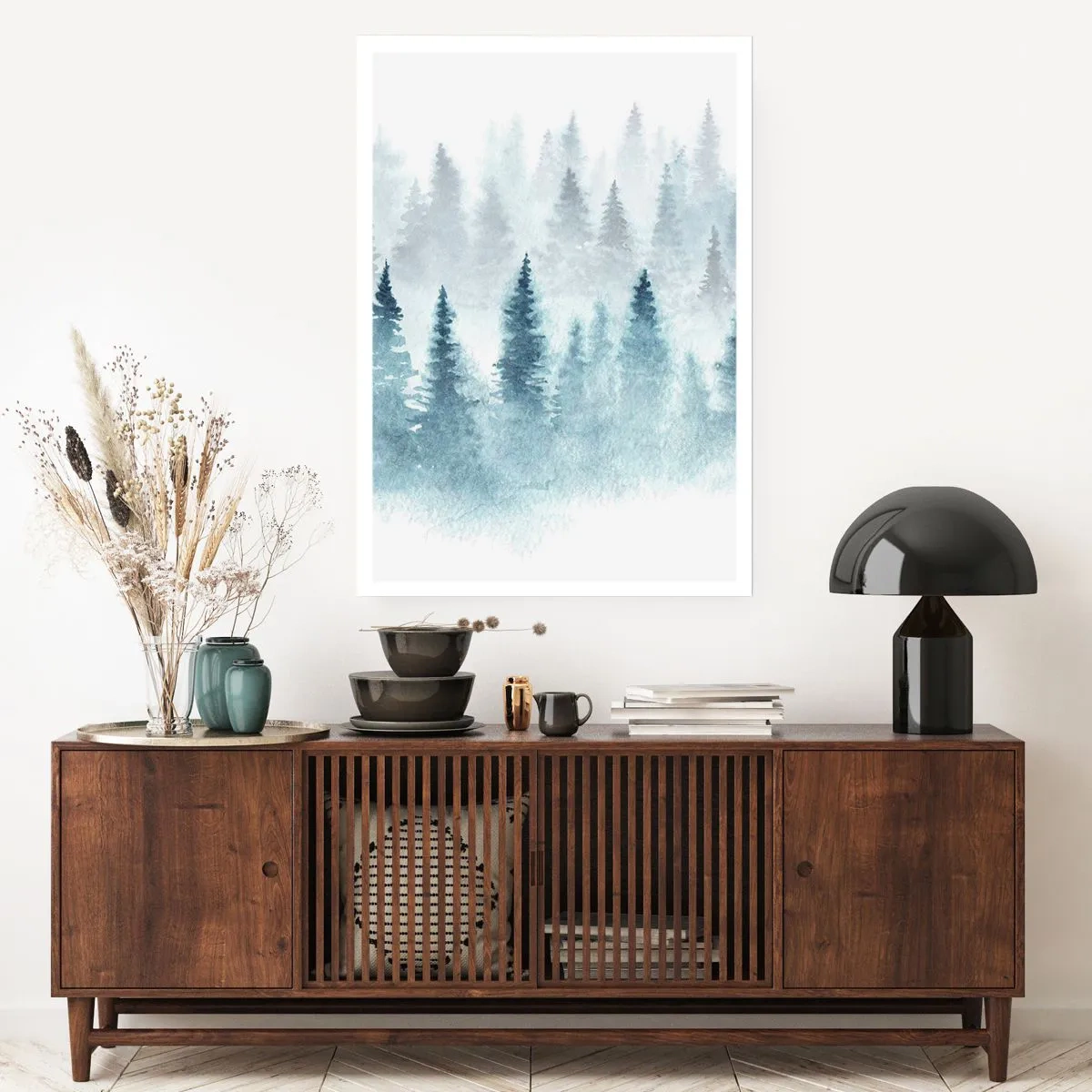 Poster - In Nebel gehüllt - 40x50 cm