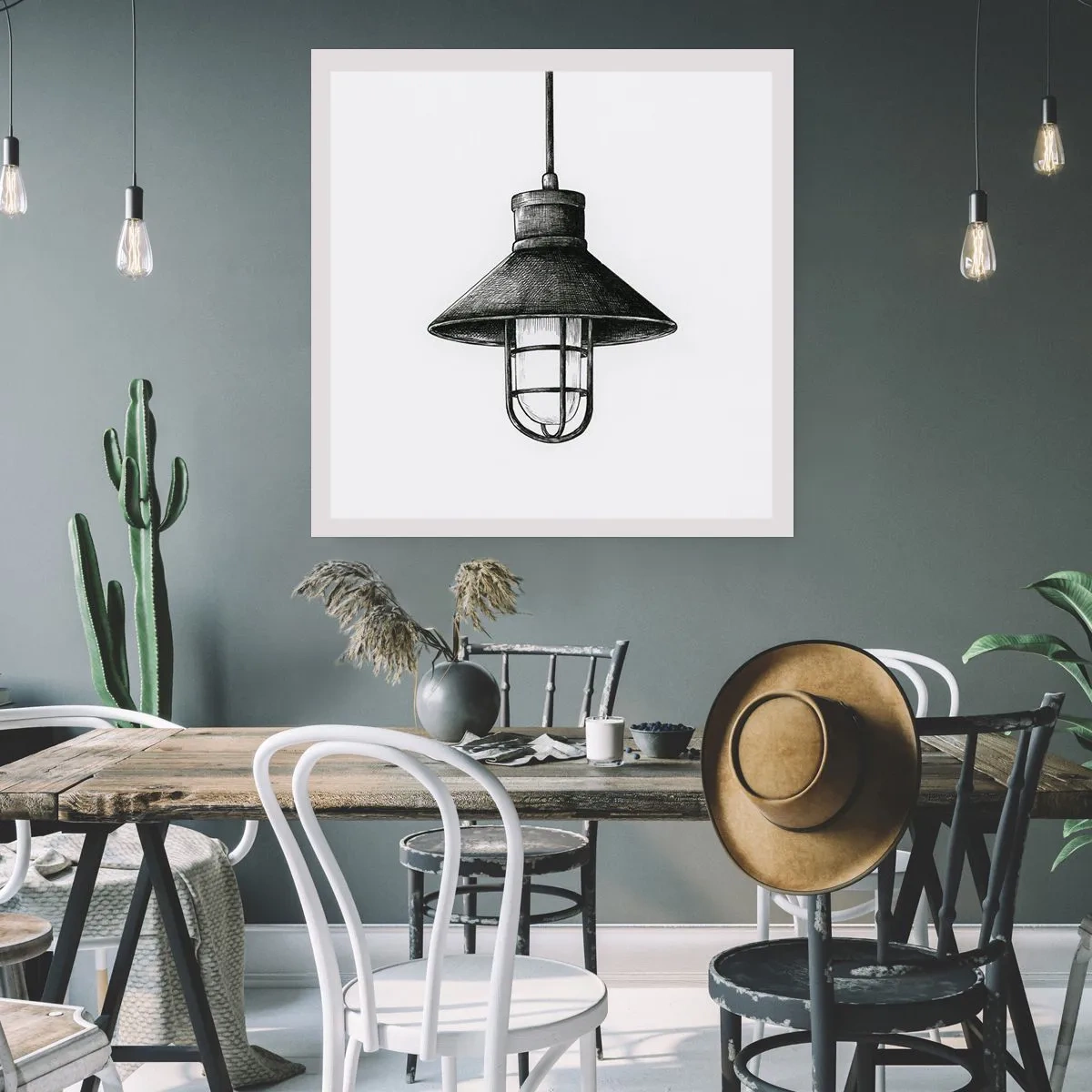 Poster - Wie vor Jahren… - 60x60 cm