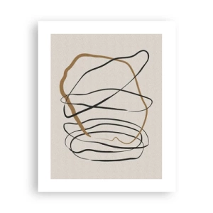 Poster - Komposition – Looptanz - 40x50 cm