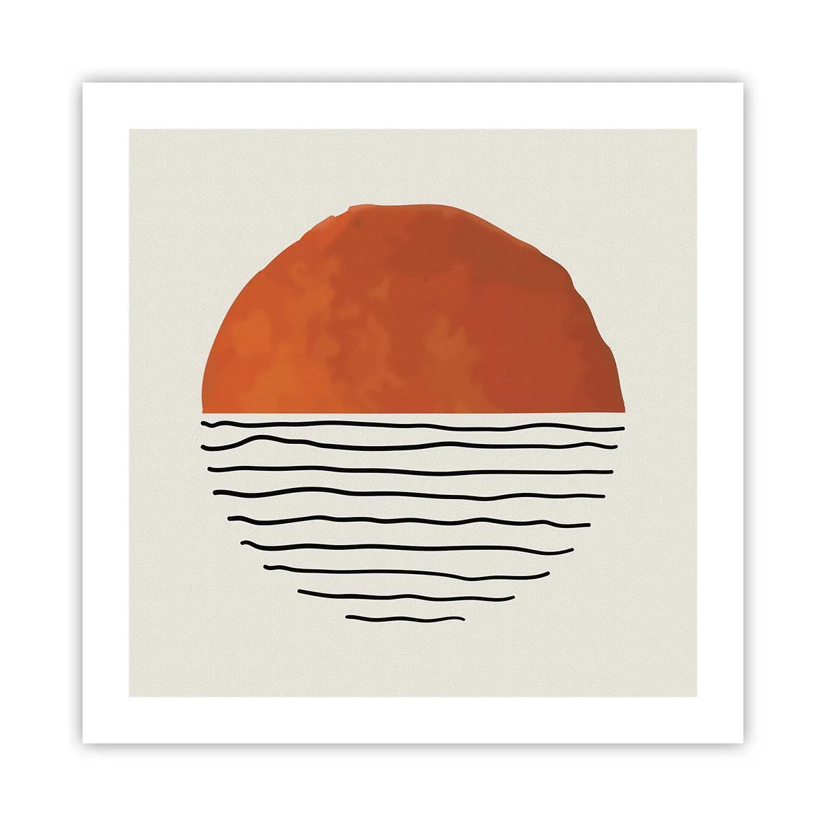 Poster - Im japanischen Klima - 50x50 cm
