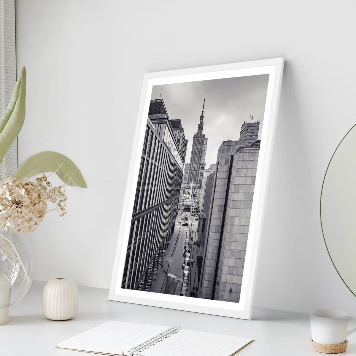 Poster in einem weißen Rahmen - Warschauer Tal - 70x100 cm