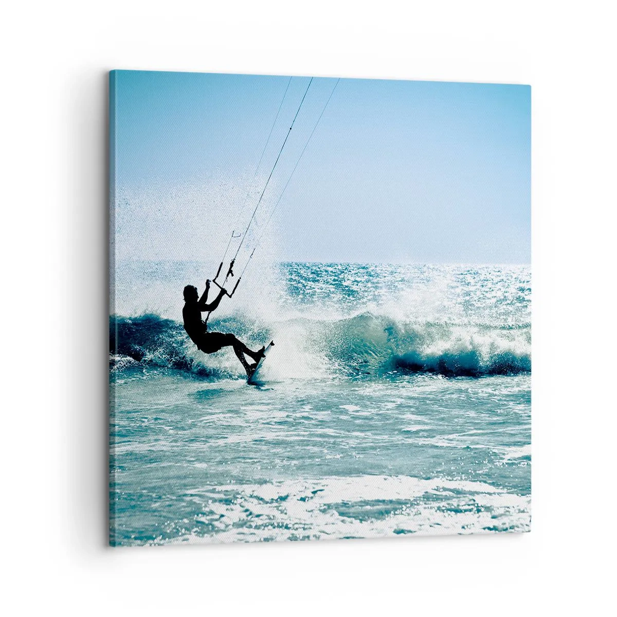 Bild auf Leinwand - Leinwandbild - Hinreißen lassen - 60x60 cm