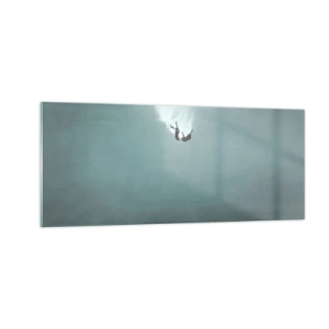 Glasbild - Bild auf glas - In den Armen des Ozeans - 100x40 cm