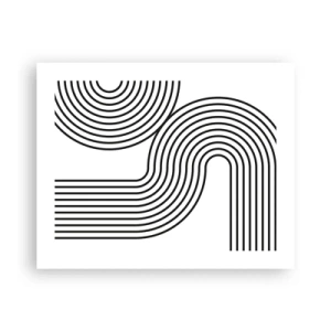 Poster - An der Kurve - 50x40 cm