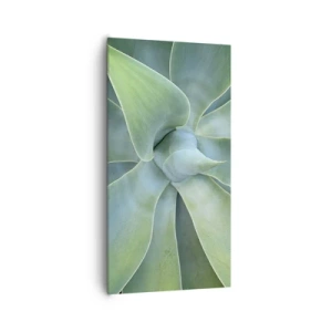 Bild auf Leinwand - Leinwandbild - Geburt des Grüns - 65x120 cm