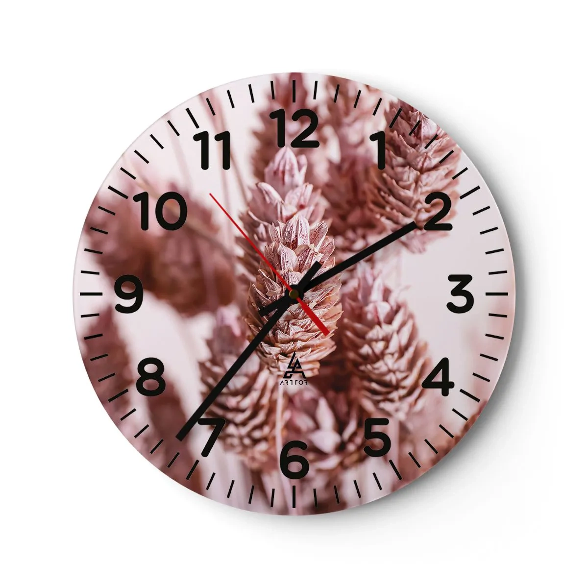 Wanduhr - Glasuhr - Scheinbar unauffällig - 40x40 cm