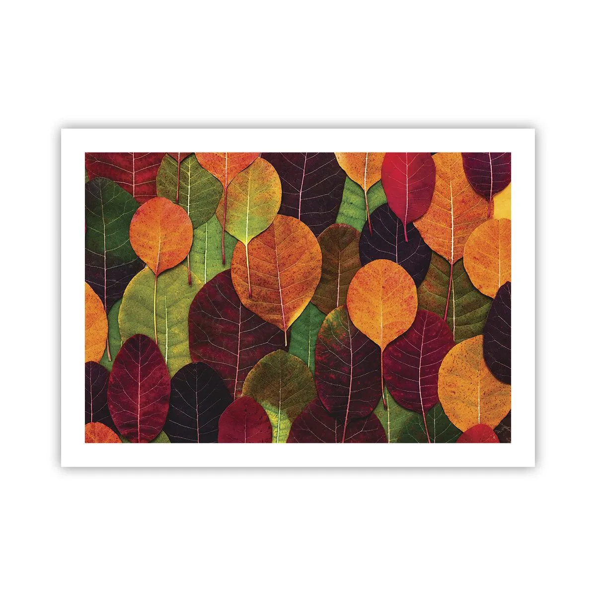 Poster - Herbstmosaik - 70x50 cm