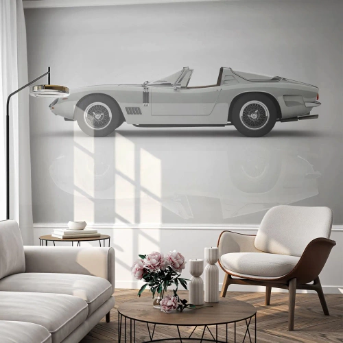 Selbstklebende Fototapete Deluxe Sticker - Spaß versprochen - Sportwagen, Cabriolet, Automobil - 250x175 cm