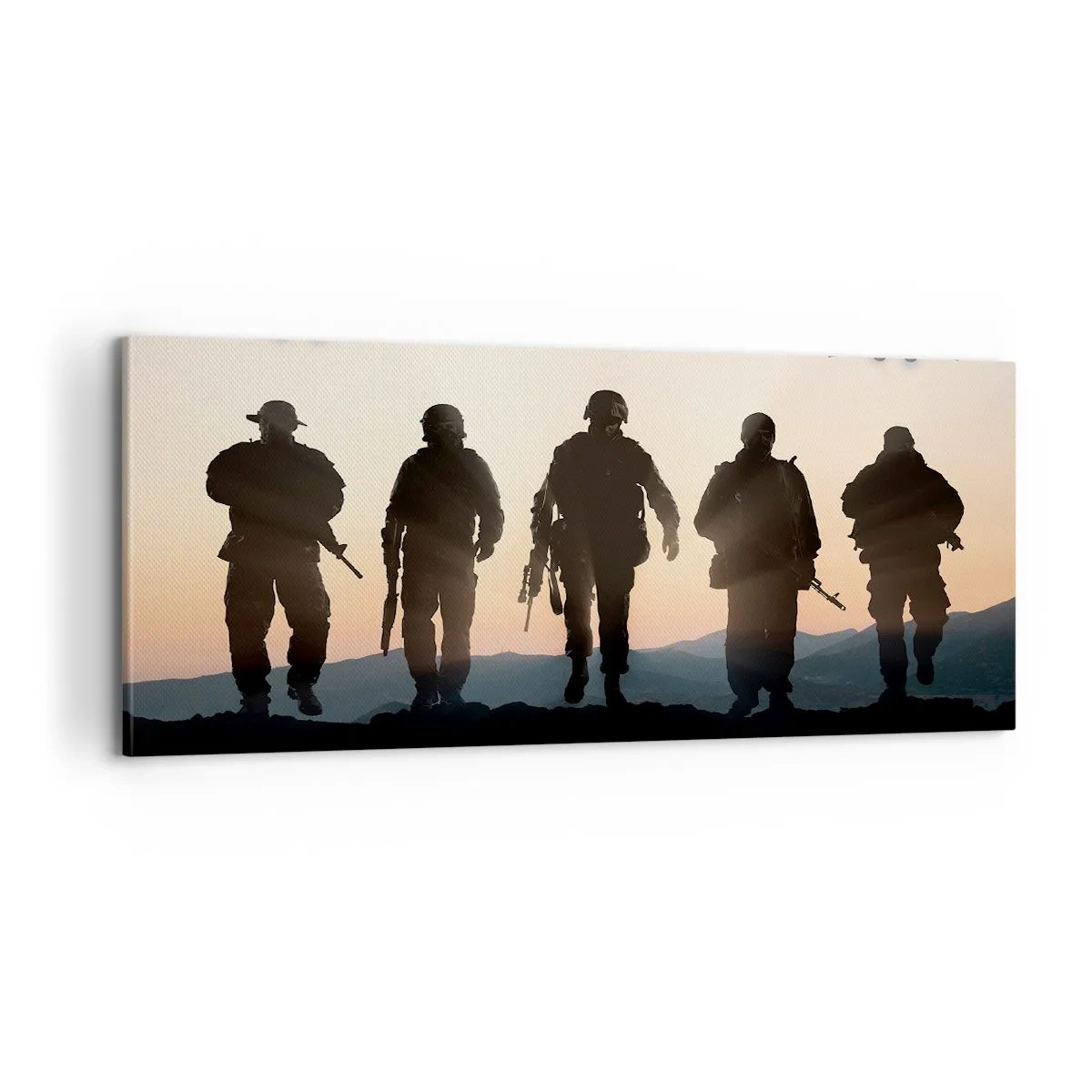 Bild auf Leinwand - Leinwandbild - Willkommen in unserer Welt - 100x40 cm