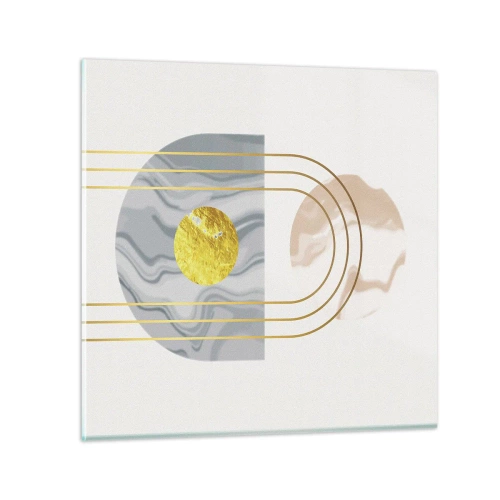 Glasbild - Bild auf glas - Helligkeit und Brillanz - 60x60 cm