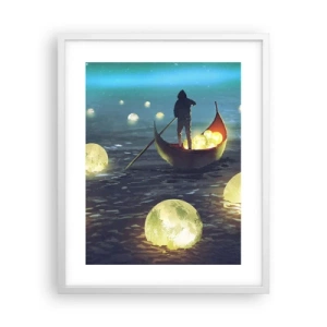 Poster in einem weißen Rahmen - Dinge, von denen Philosophen nie geträumt haben - 40x50 cm