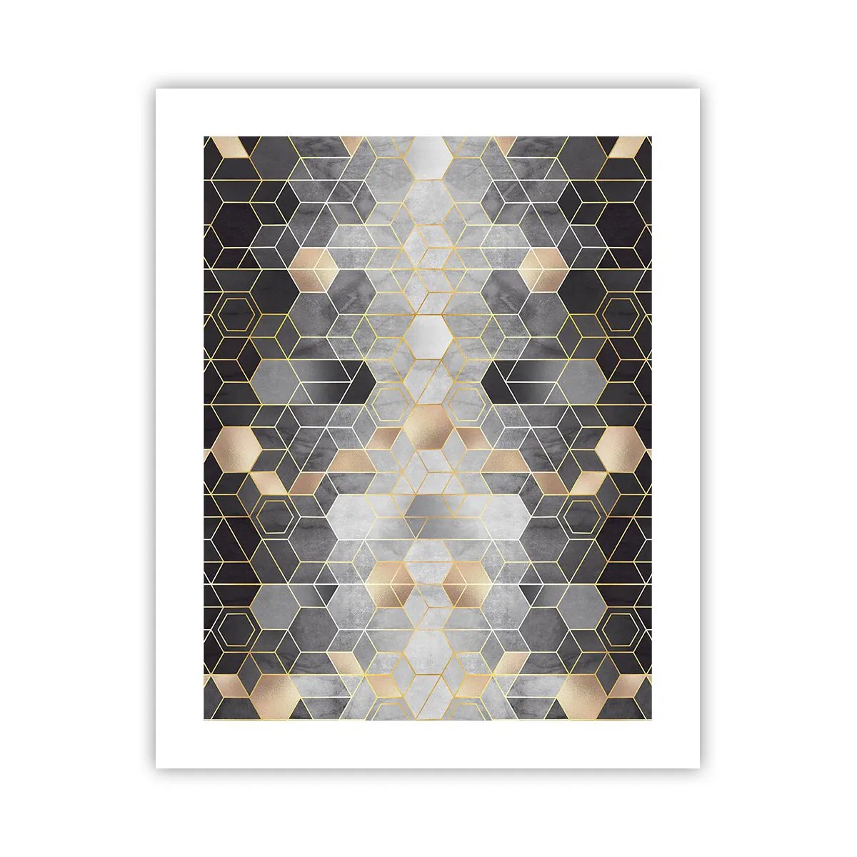 Poster - Diamant-Komposition - 40x50 cm