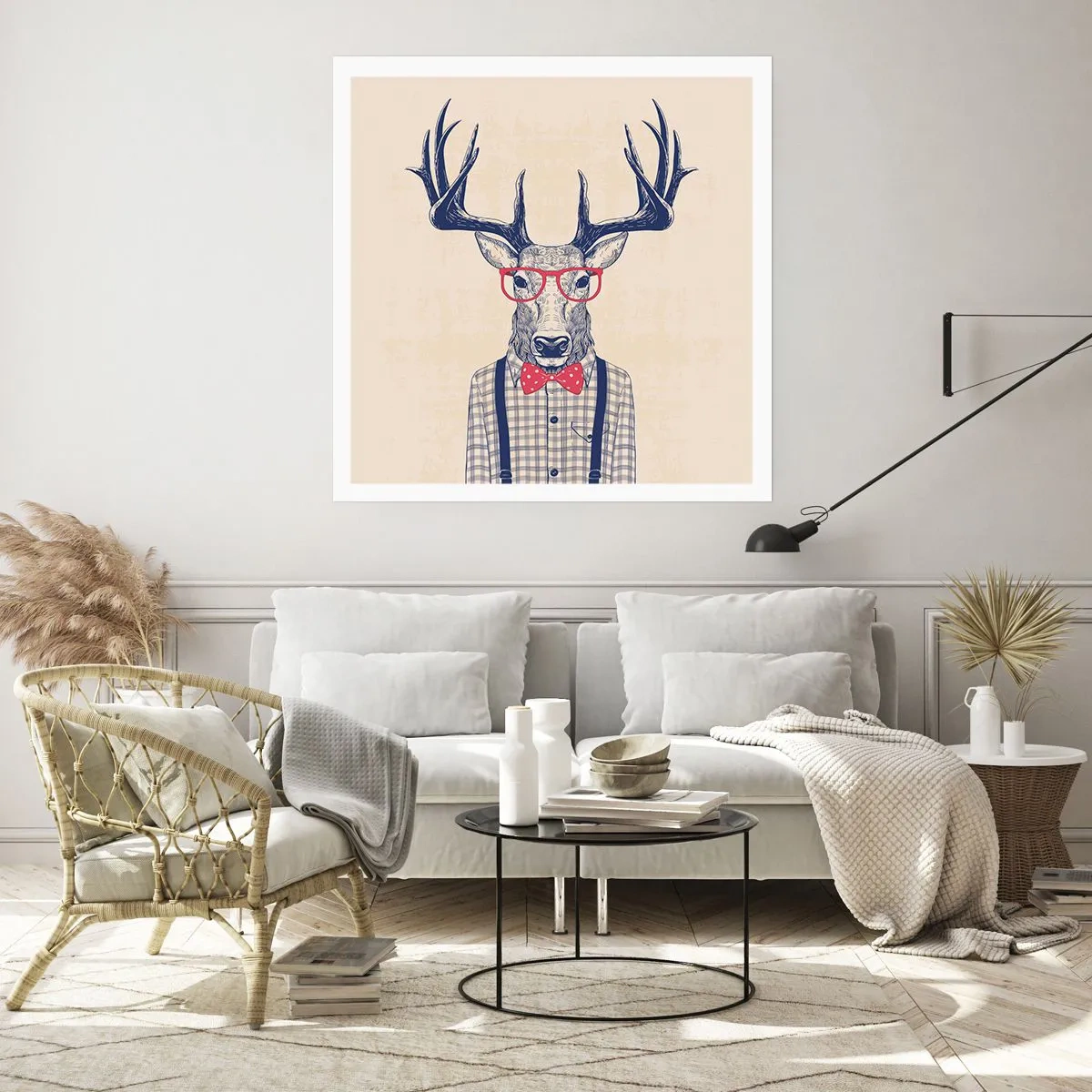 Poster - Eine lustige Extravaganz - 30x30 cm