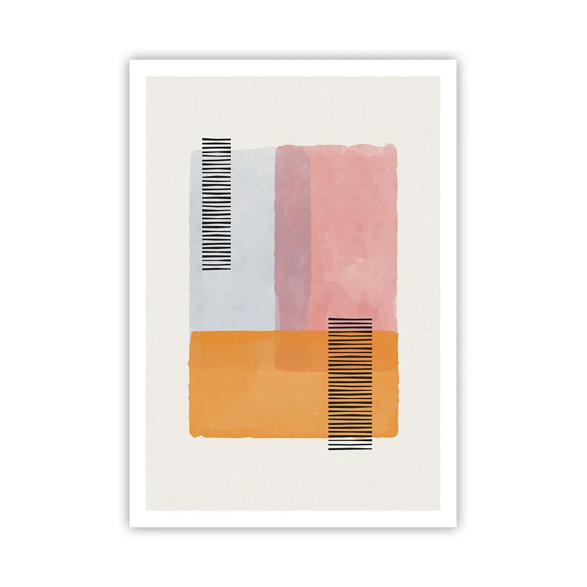 Poster - Von Ecke zu Ecke - 70x100 cm