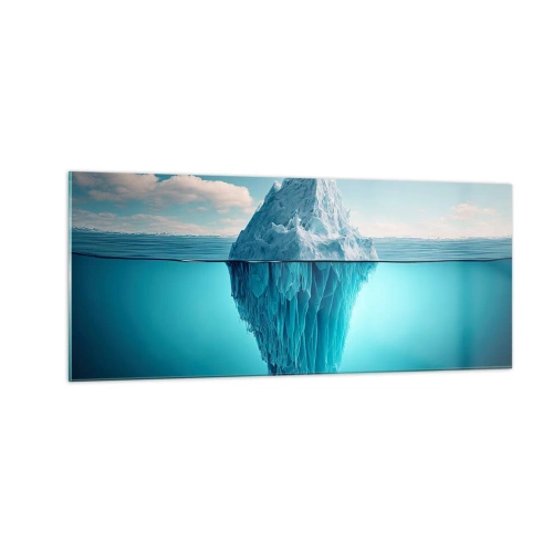 Glasbild - Bild auf glas - Königin des Eises - 100x40 cm