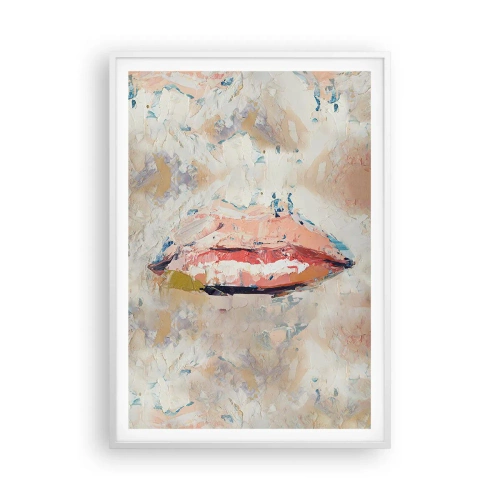 Poster in einem weißen Rahmen - Es weckt die Sinne - 70x100 cm