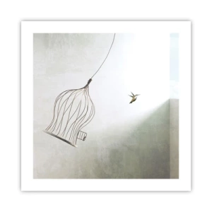 Poster - In seinem Element - 50x50 cm