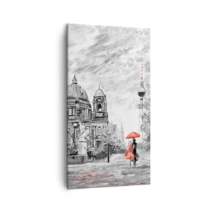 Bild auf Leinwand - Leinwandbild - Berliner Treffen - 45x80 cm