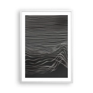 Poster in einem weißen Rahmen - Rhythmus und Akzent - 50x70 cm