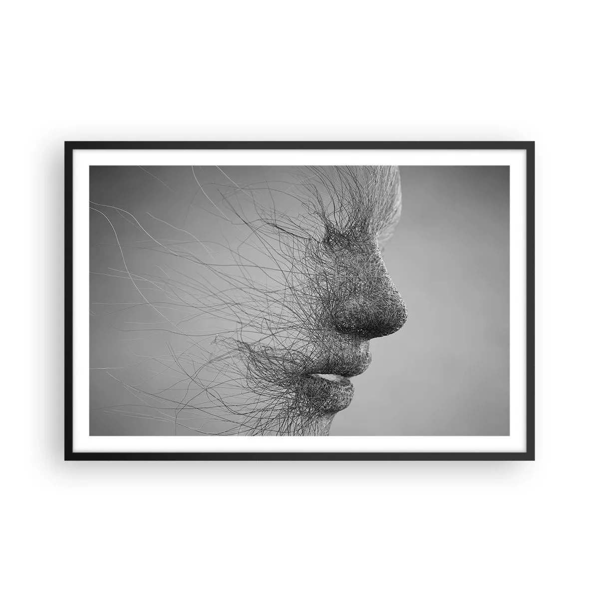 Poster in einem schwarzem Rahmen - Der Geist des Windes - 91x61 cm