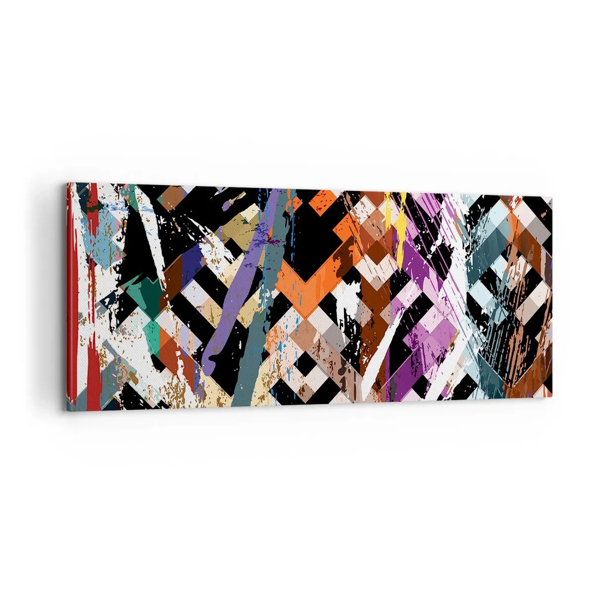 Bild auf Leinwand - Leinwandbild - Quadriert - 100x40 cm