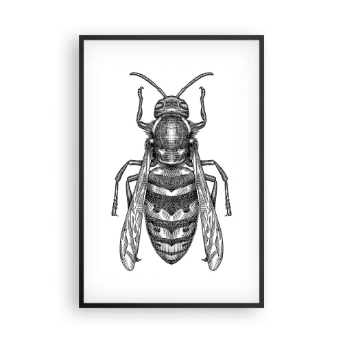 Poster in einem schwarzem Rahmen - Von einem Insektenplaneten - 61x91 cm