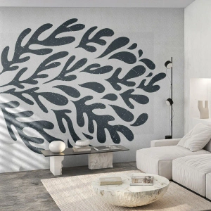 Selbstklebende Fototapete Deluxe Sticker - Formen der Natur - Boho, Minimalistisch, Modern - 100x70 cm