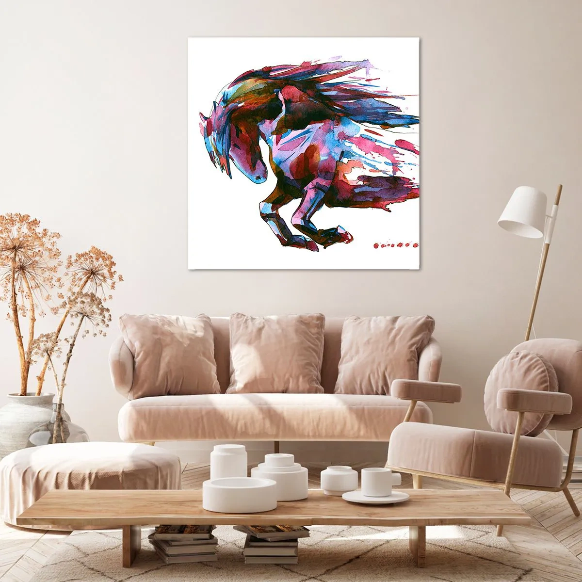 Bild auf Leinwand - Leinwandbild - In Verzückung - 70x70 cm