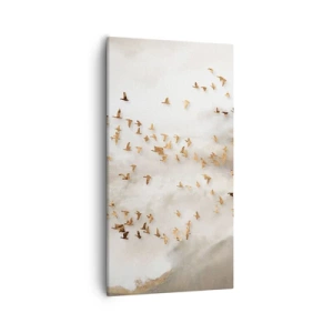 Bild auf Leinwand - Leinwandbild - Es ist schon die Zeit… - 55x100 cm