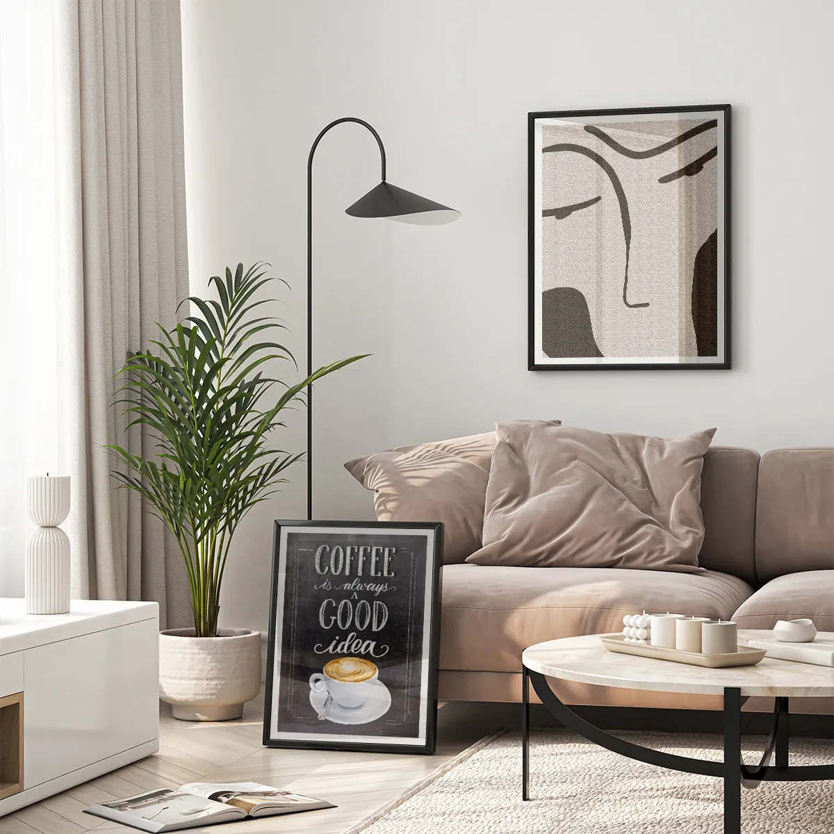 I need coffee - Inspiration für das Wohnzimmer