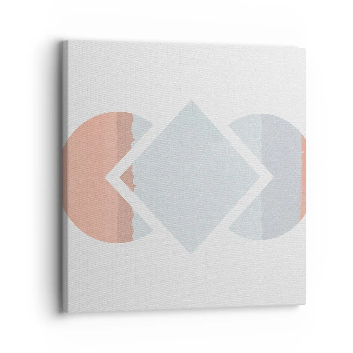 Bild auf Leinwand - Leinwandbild - Die Situation ist klar - 30x30 cm