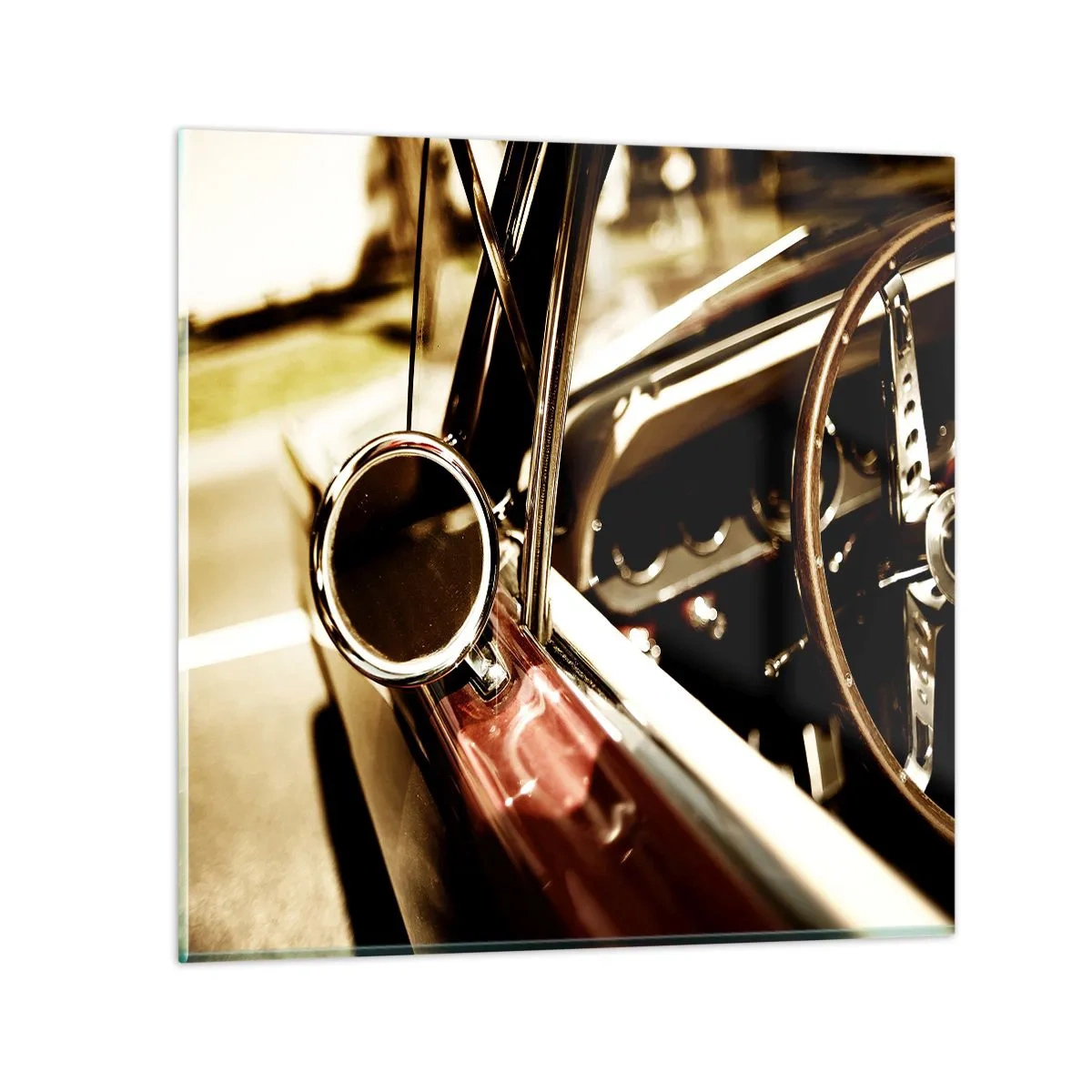 Glasbild - Bild auf glas - Ein Auto mit Seele - 40x40 cm