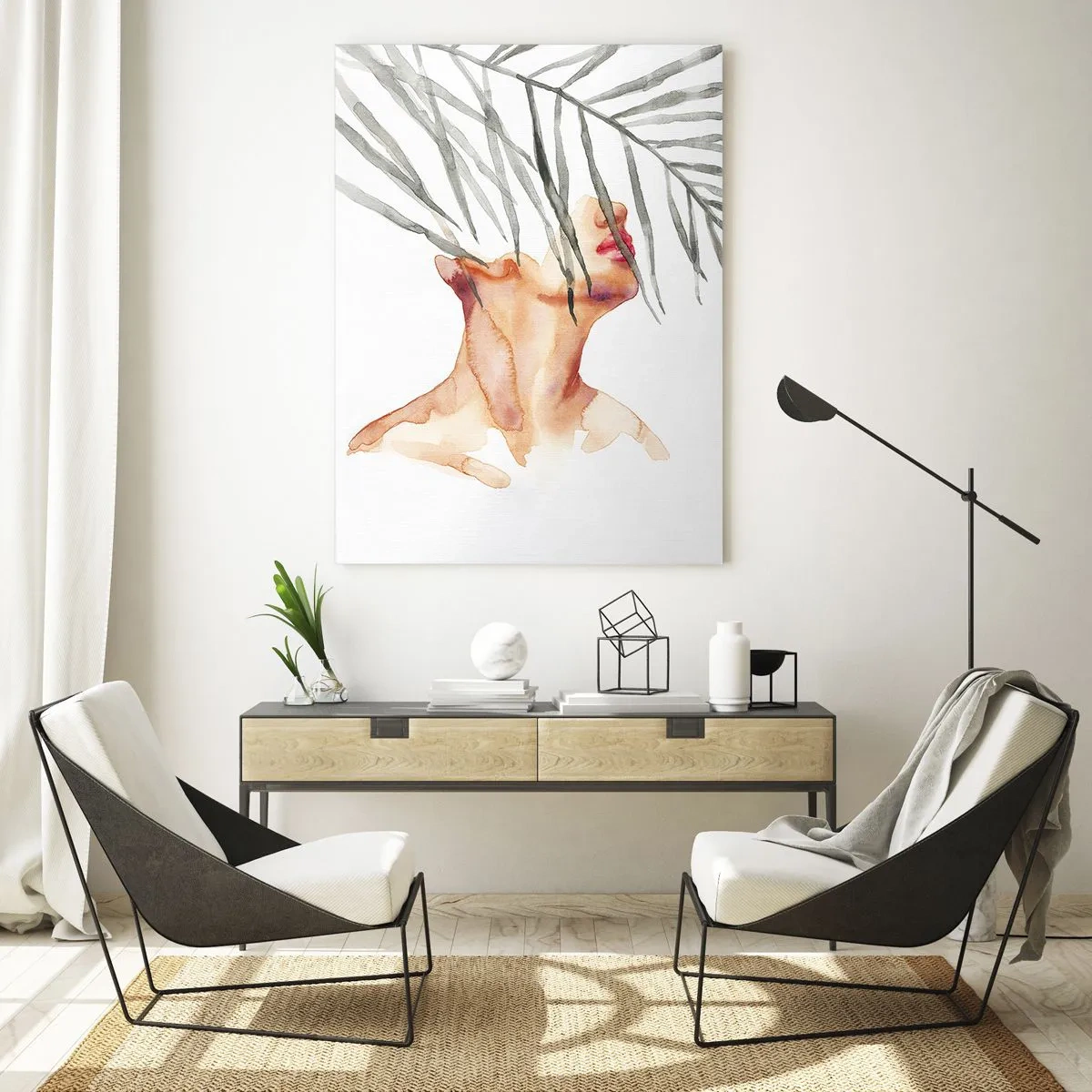 Glasbild - Bild auf glas - Spüre den Puls der Tropen - 70x100 cm