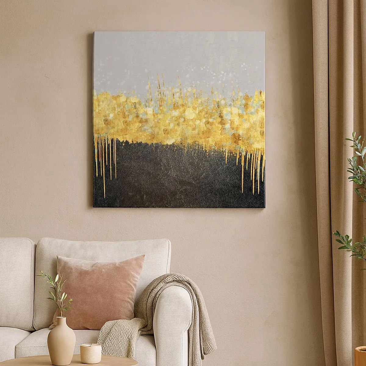 Bild auf Leinwand - Leinwandbild - Nach innen und nach oben - 30x30 cm