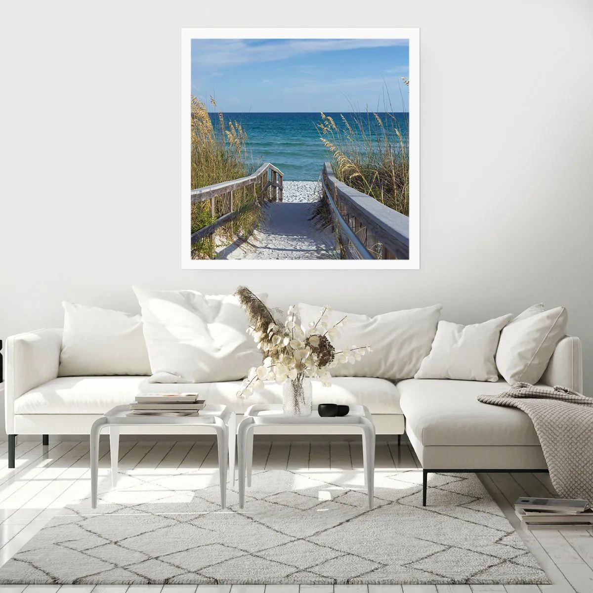 Poster - In der Sonne, im Wind - 30x30 cm