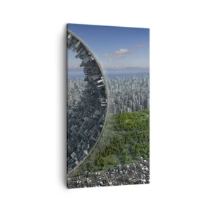 Bild auf Leinwand - Leinwandbild - Die Natur ist ewig - 45x80 cm