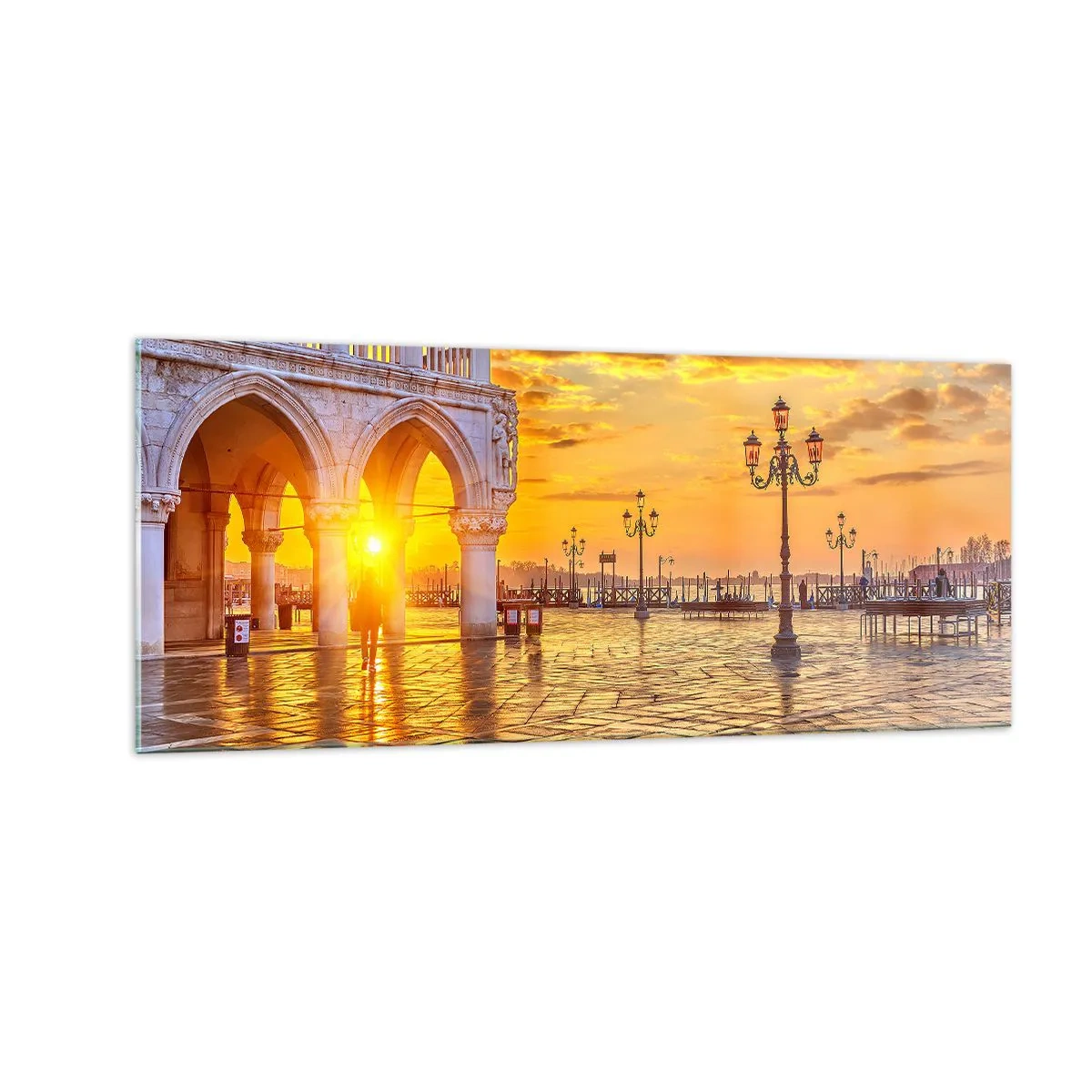 Glasbild - Bild auf glas - Wo sind alle? - 100x40 cm