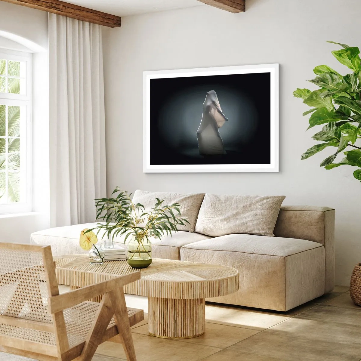 Poster in einem weißen Rahmen - Versteckte Wünsche - 40x30 cm