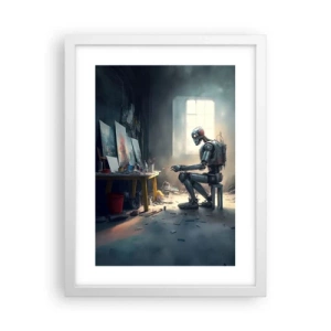 Poster in einem weißen Rahmen - Schöpfungsakt - 30x40 cm