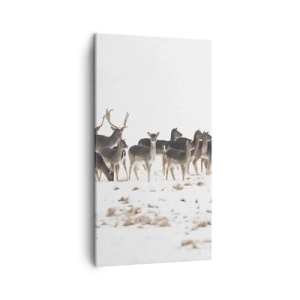 Bild auf Leinwand - Leinwandbild - Kommen die Weihnachten? - 45x80 cm