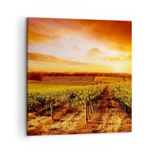 Bild auf Leinwand - Leinwandbild - Leicht fruchtig mit einem Hauch Sonnenschein - 60x60 cm