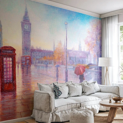 Fototapete Standard Eco - Londoner Herbsttag - Stadt, London, Die Architektur - 300x210 cm