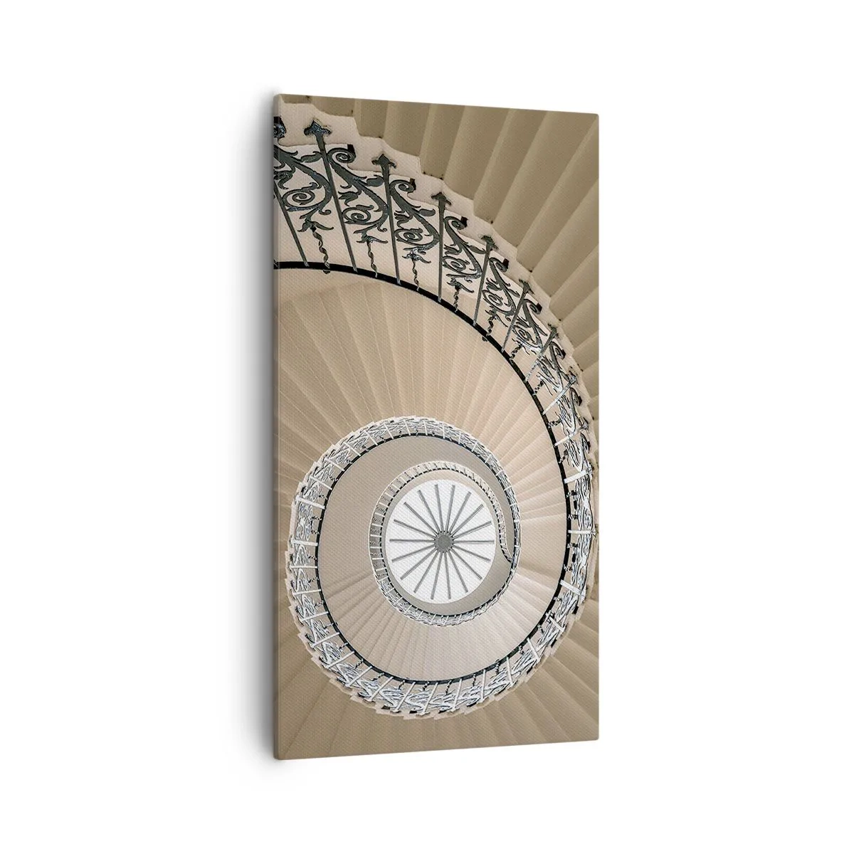 Bild auf Leinwand - Leinwandbild - Im Inneren der Muschel - 55x100 cm