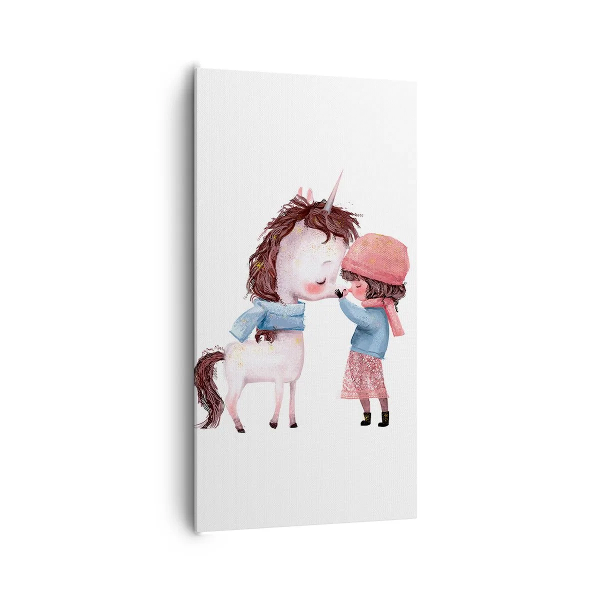 Bild auf Leinwand - Leinwandbild - Ein Wintermärchen - 65x120 cm