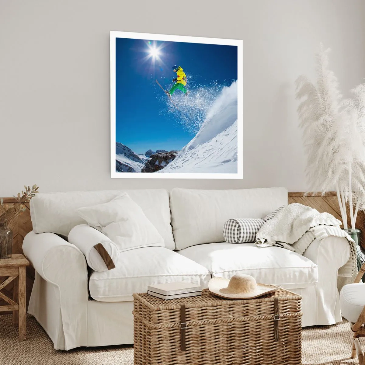 Poster - Tanzen mit den Bergen - 40x40 cm