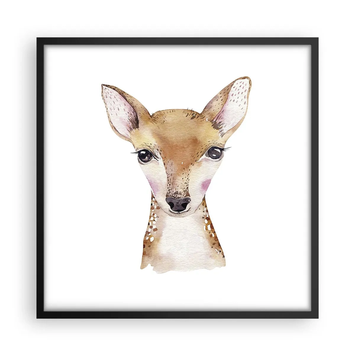 Poster in einem schwarzem Rahmen - Die Natur der Unschuld - 50x50 cm