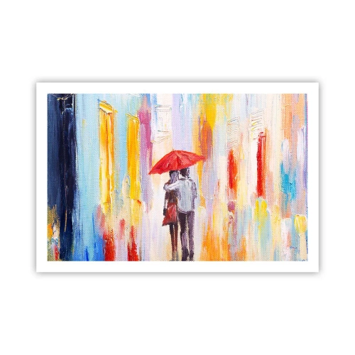 Poster - Lass es weiter regnen - 91x61 cm