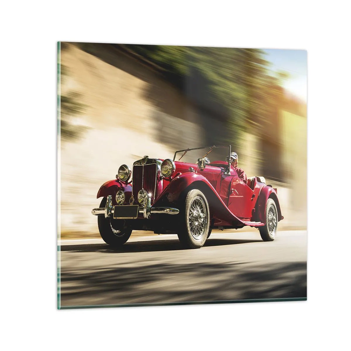 Glasbild - Bild auf glas - Schöner als Nike von Samothrake - 60x60 cm